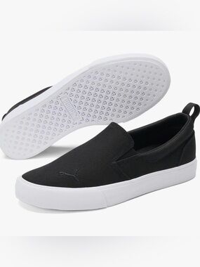 🩷2 for $40- Puma Bari Comfort Slip-On Sneakers Black SoftFoam+ Women’s Size 8